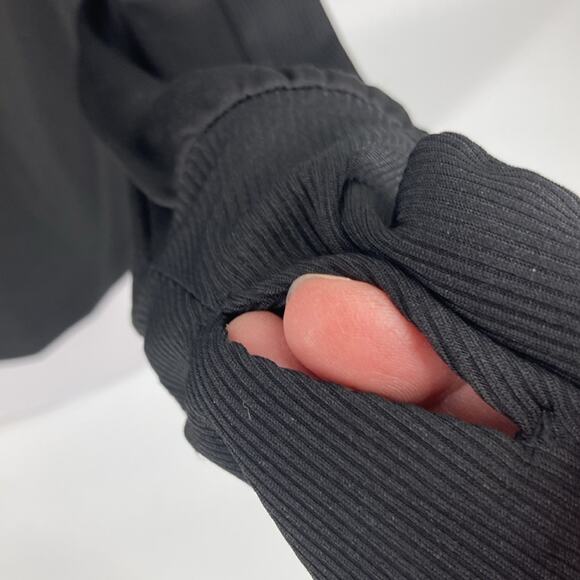 RBX Active Womens Black Quarter Zip Mock Neck Moisture Wicking Jacket M New - Picture 7 of 13